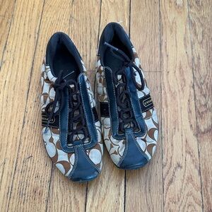 COACH Kirby Y2K satin sneakers SIZE 6
